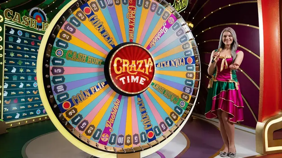 Crazy Time Interactive Game Show on aaajili